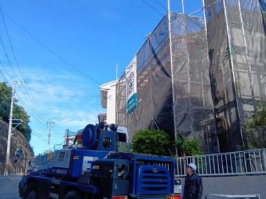 屋根カバースタート！！