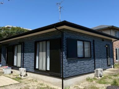 無機リッチトーン工法による外壁リフォーム施工事例